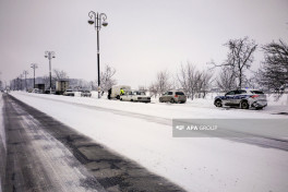 В регионах Азербайджана сохраняется снежная погода  