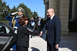 Президент Северной Македонии находится с визитом в Азербайджане-ФОТО 