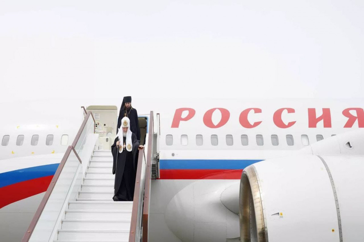 Патриарх Московский и всея Руси Кирилл прибыл в Азербайджан