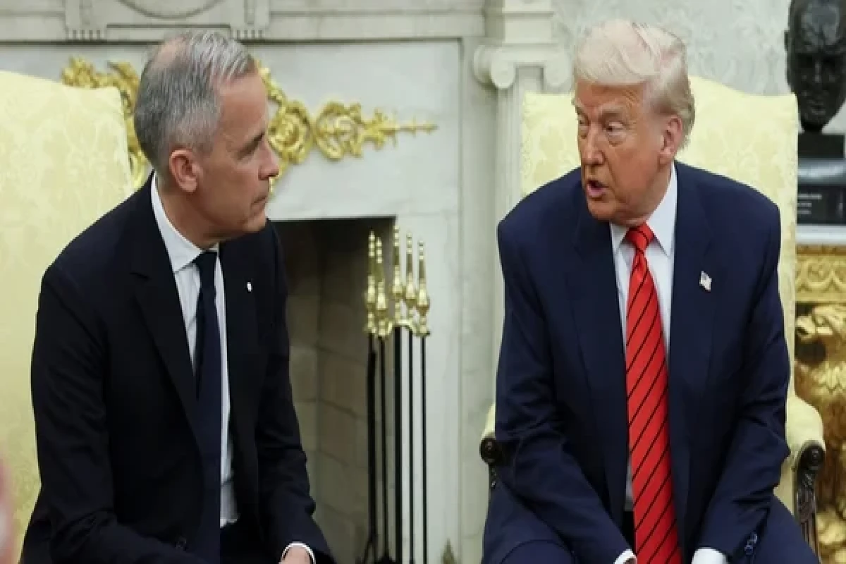 Премьер-министр Канады Марк Карни и президент США Дональд Трамп