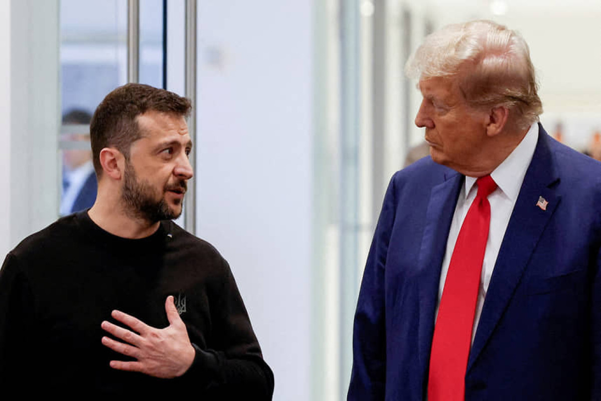 Президенты США и Украины Дональд Трамп и Владимир Зеленский