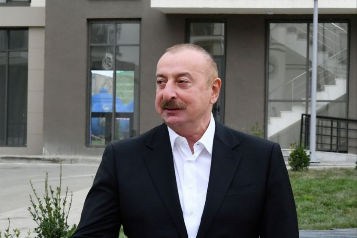 Президент Ильхам Алиев принял участие в открытии вокзального комплекса в Агдаме