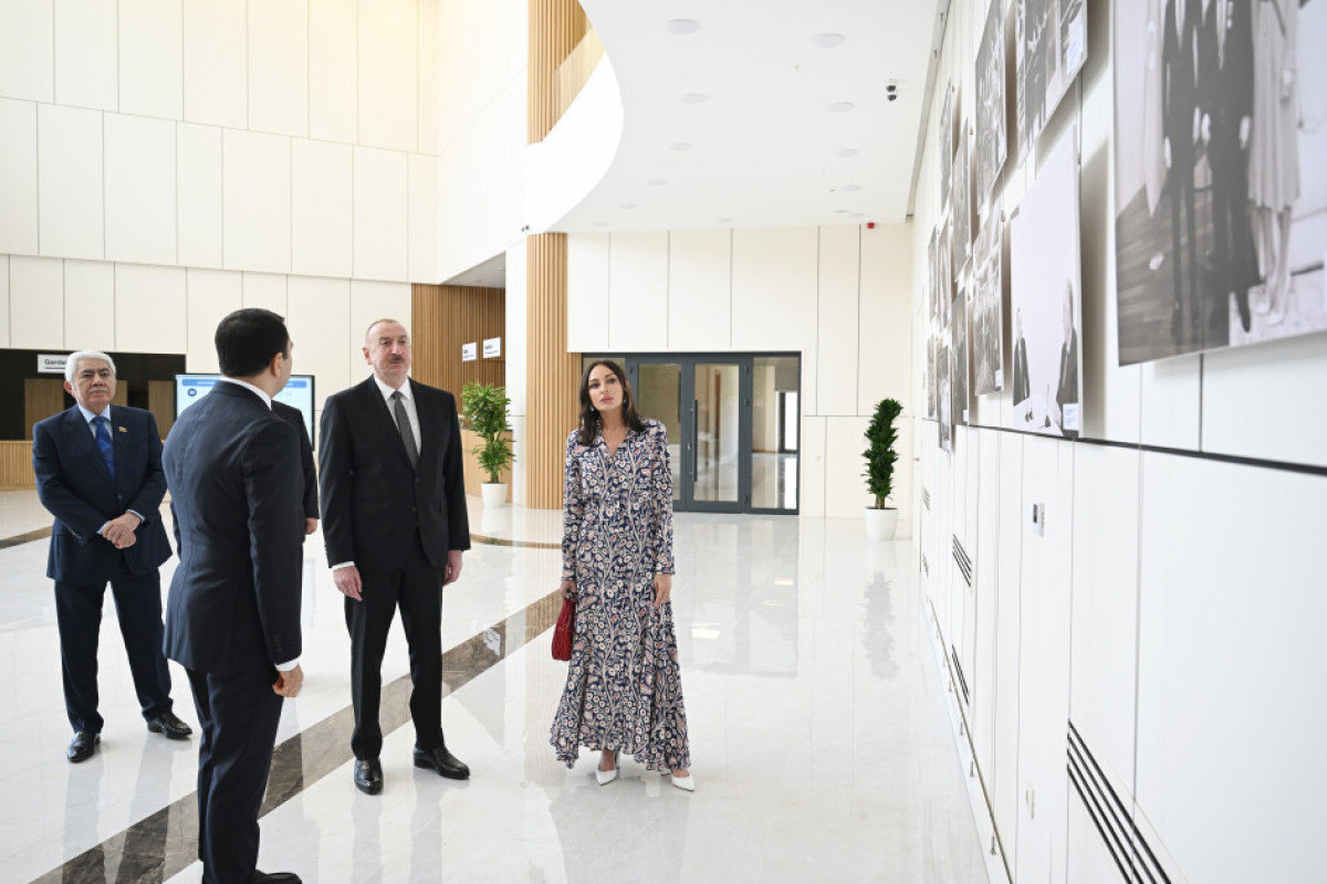 Президент и первая леди Азербайджана приняли участие в открытии Агдамского центра мугама -ФОТО 