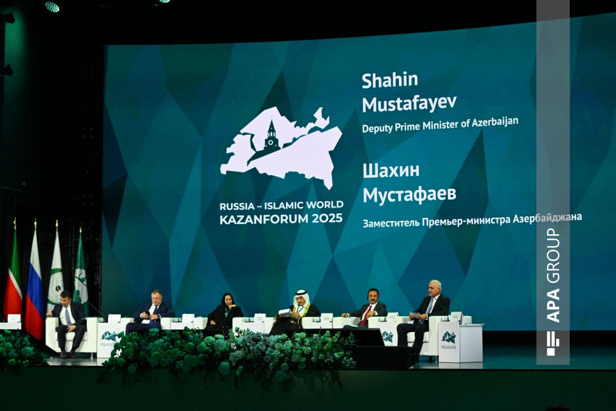 Делегация Азербайджана приняла участие в Казанском международном экономическом форуме-ФОТО 