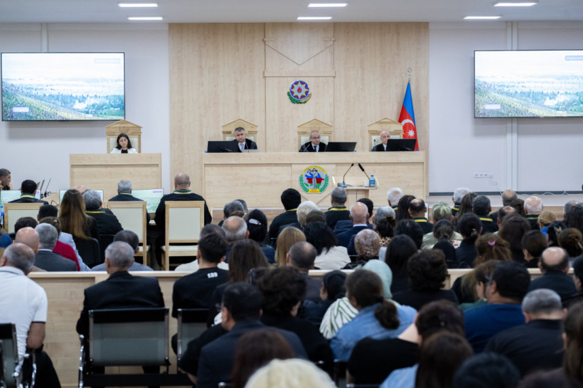 На суде продемонстрированы видеоматериалы, разоблачающие систематическую политику этнической чистки, проведенную Арменией в отношении азербайджанцев в Армении и на некогда оккупированных территориях Азербайджана