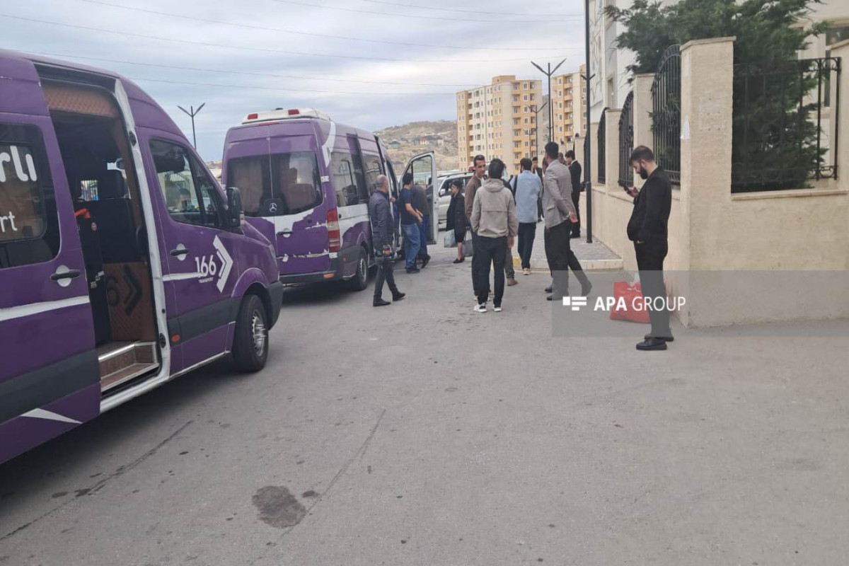 В село Кенгерли Агдамского района отправилась очередная группа переселенцев