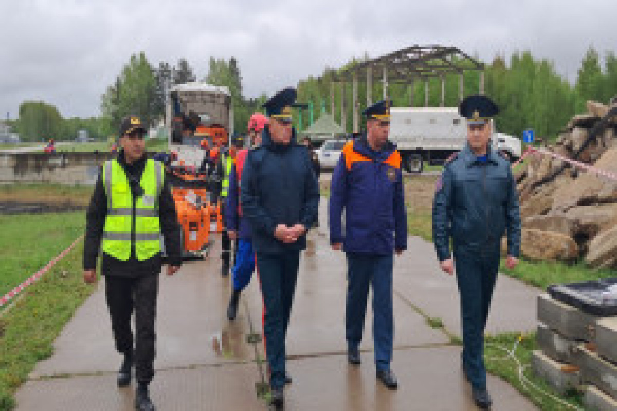 Азербайджанские спасатели показали мастерство на учениях стран СНГ-ФОТО 