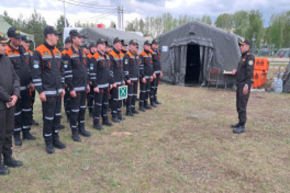 Азербайджанские спасатели показали мастерство на учениях стран СНГ-ФОТО 