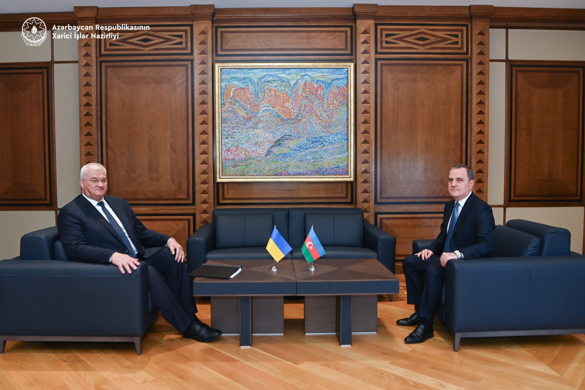 Началась встреча глав МИД Азербайджана и Украины один на один