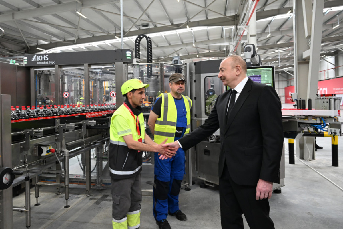 Завод «Azerbaijan Coca-Cola Bottlers» начинает производство в Исмаиллы
-ФОТО 