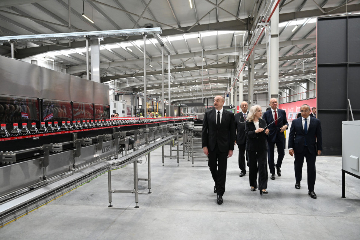 Завод «Azerbaijan Coca-Cola Bottlers» начинает производство в Исмаиллы
-ФОТО 