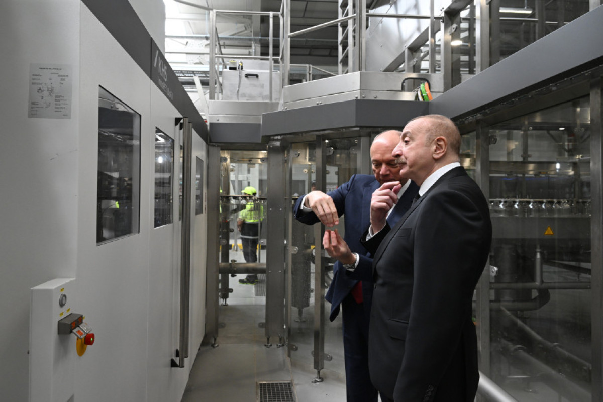 Завод «Azerbaijan Coca-Cola Bottlers» начинает производство в Исмаиллы
-ФОТО 