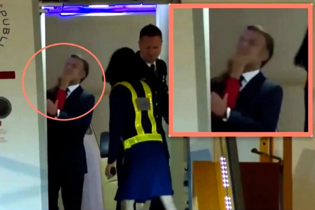 Брижит провела ручной инструктаж Макрону -ВИДЕО
