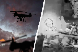 Украинские дроны ударили по российским складам и базам на оккупированных территориях