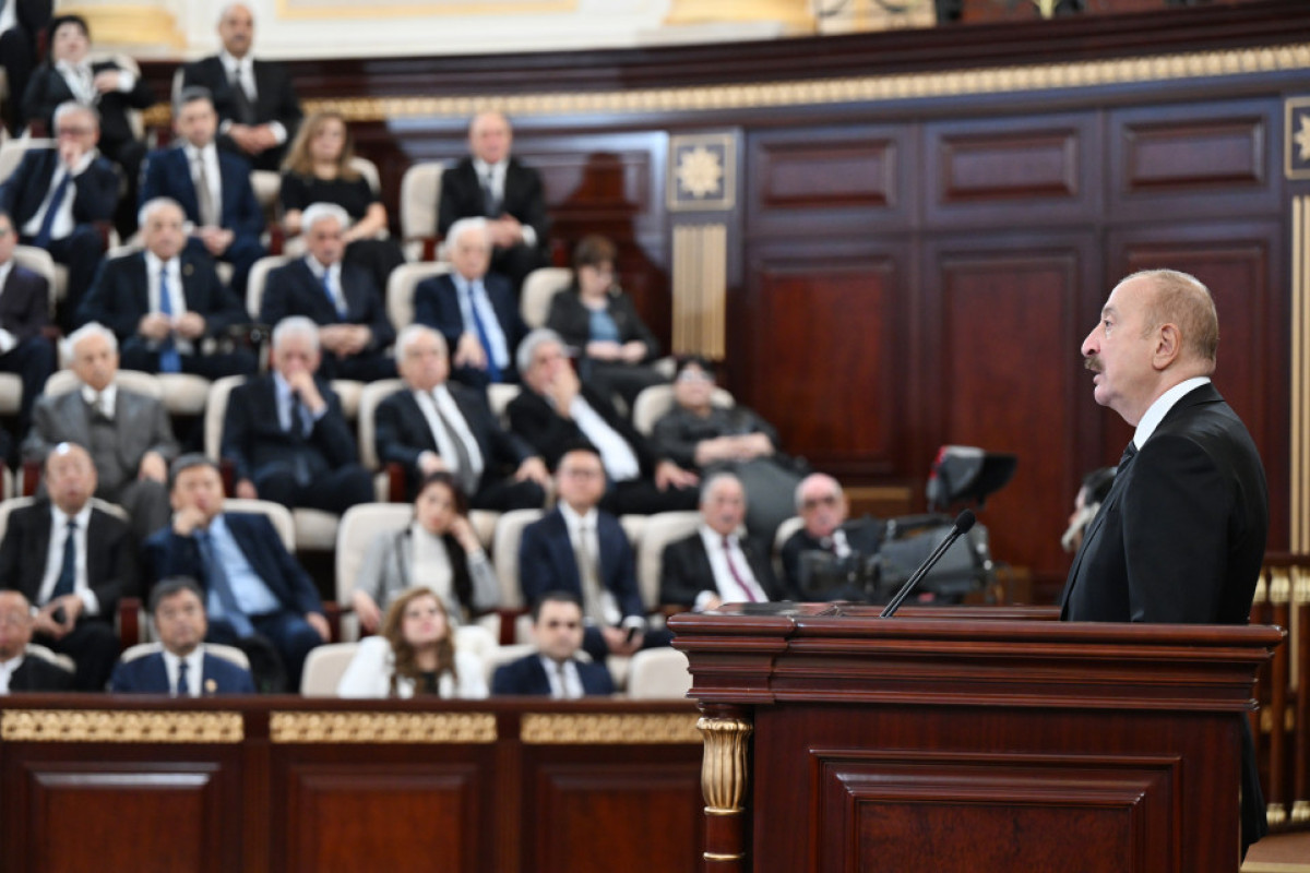 Ильхам Алиев выступил на мероприятии в честь 80-летнего юбилея НАНА-ВИДЕО -ОБНОВЛЕНО 