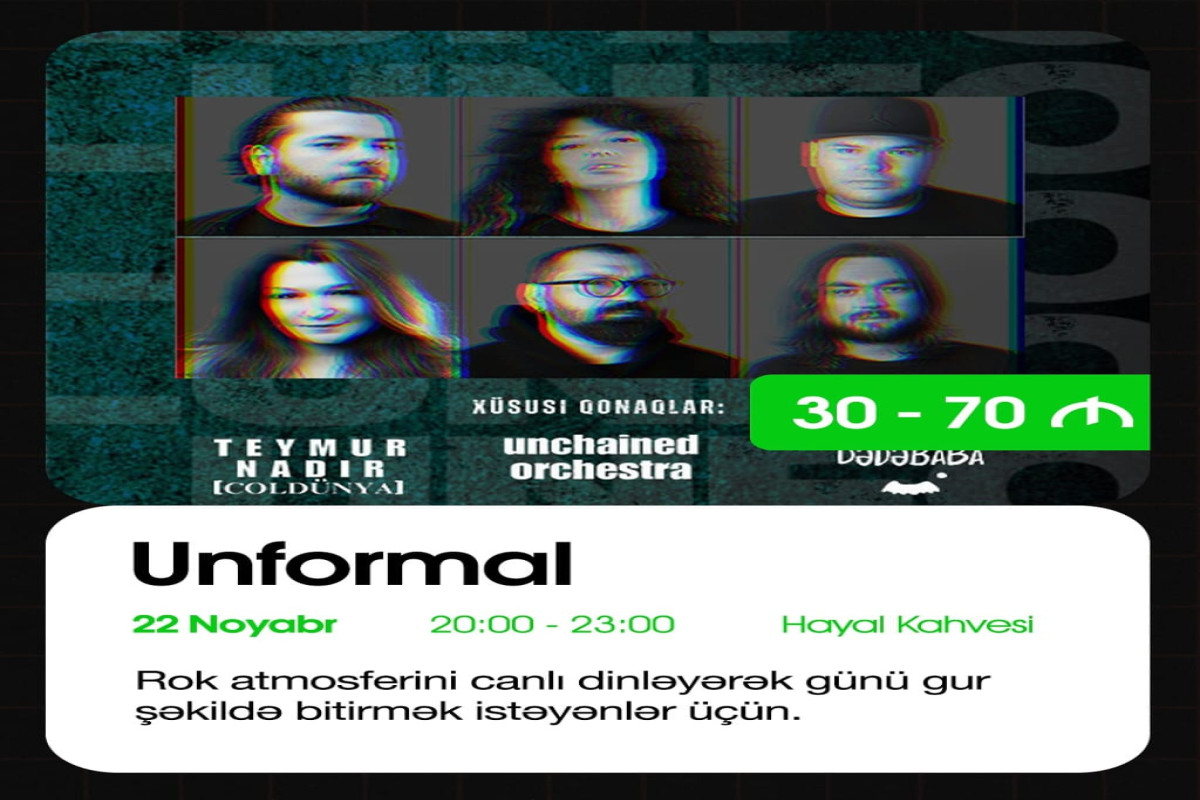UNFORMAL возвращаются:  легенды азербайджанского рока вновь вместе спустя годы тишины