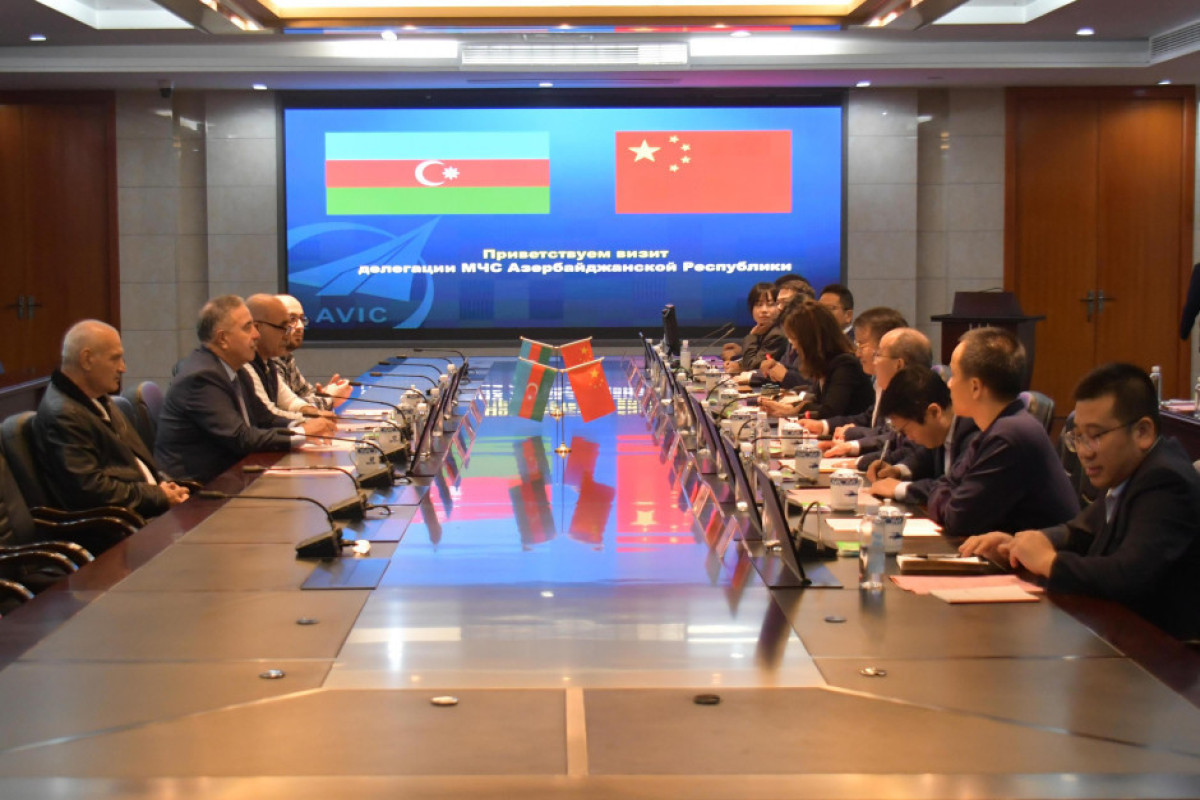 Делегация МЧС Азербайджана посетила Китай-ФОТО 