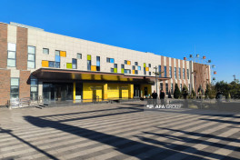 Азербайджанские журналисты ознакомились с деятельностью Президентской школы и Академии Мамуна в Хиве-ФОТО 