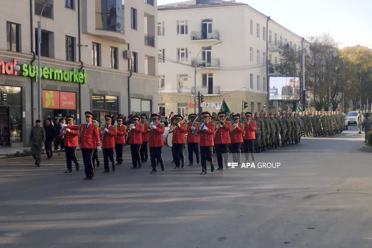 В Ханкенди проходит марш военнослужащих-ВИДЕО 
