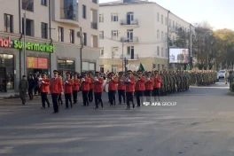 В Ханкенди проходит марш военнослужащих-ВИДЕО 