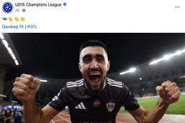 Официальная страница UEFA посвятила пост победе "Карабаха" над "Челси"-ФОТО 