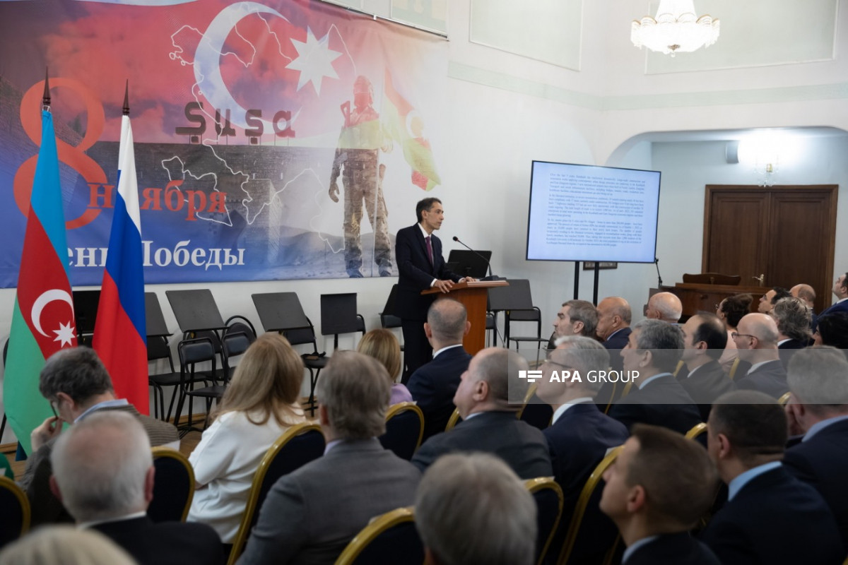 В Посольстве Азербайджана в России отметили пятую годовщину Дня Победы-ФОТО 