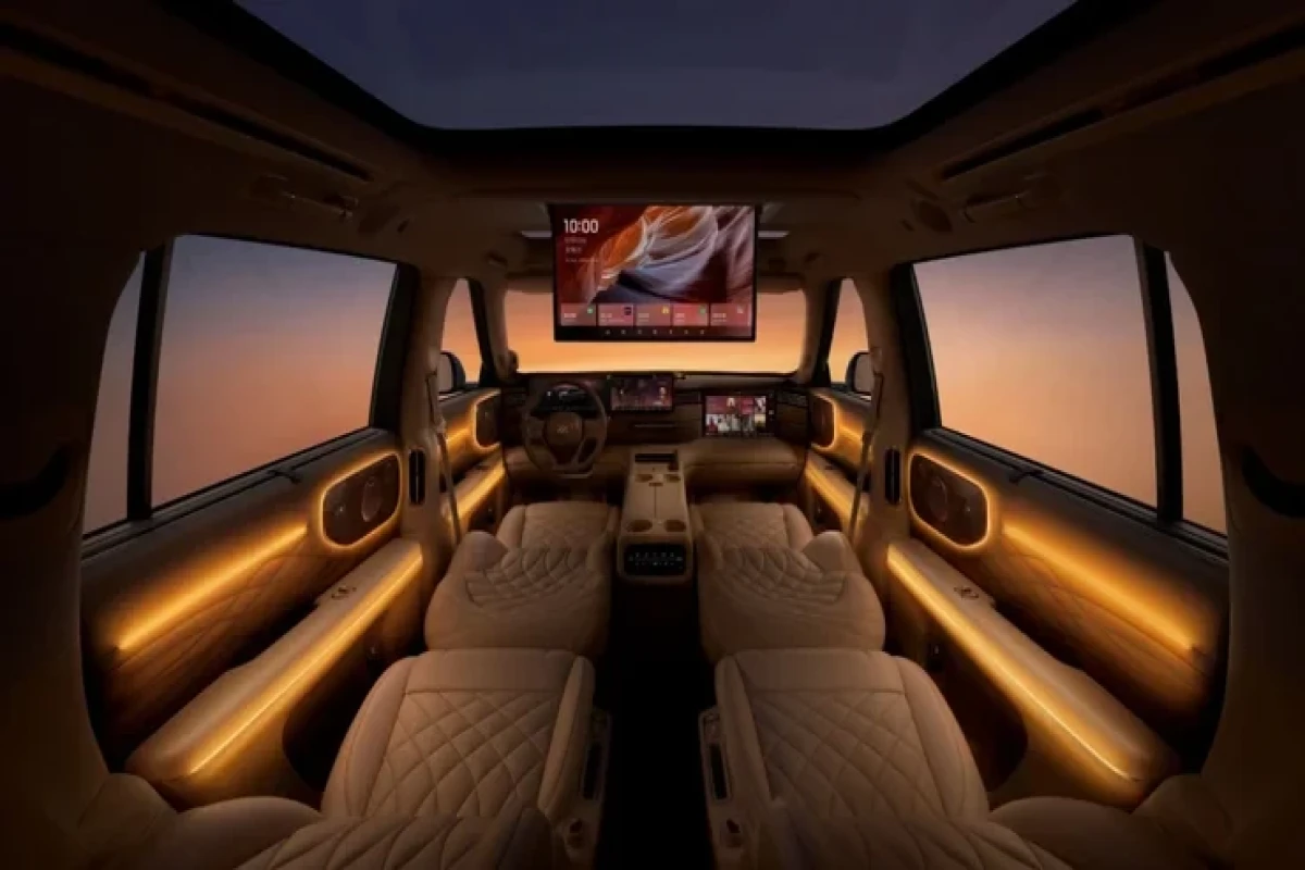 Китайский кроссовер удивил комфортом с душем, холодильником и автономным вождением-ФОТО 