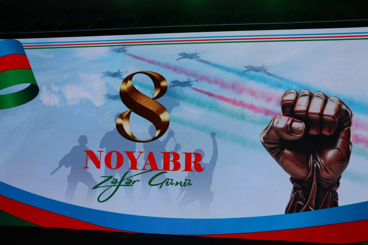 Салют в честь Дня Победы прошел в Ханкенди-ФОТО 