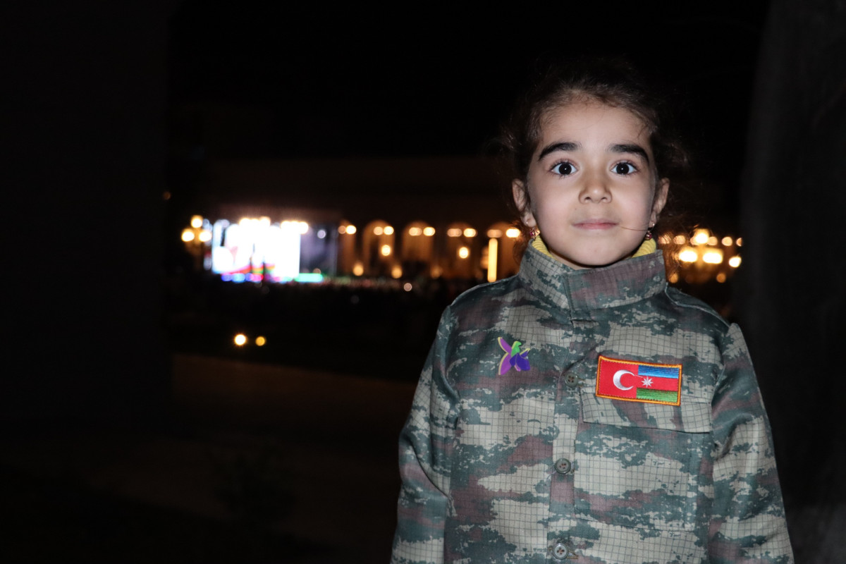 Салют в честь Дня Победы прошел в Ханкенди-ФОТО 