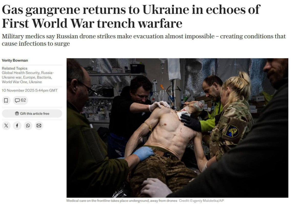 На украинском фронте выявлена смертельная инфекция времен Первой мировой