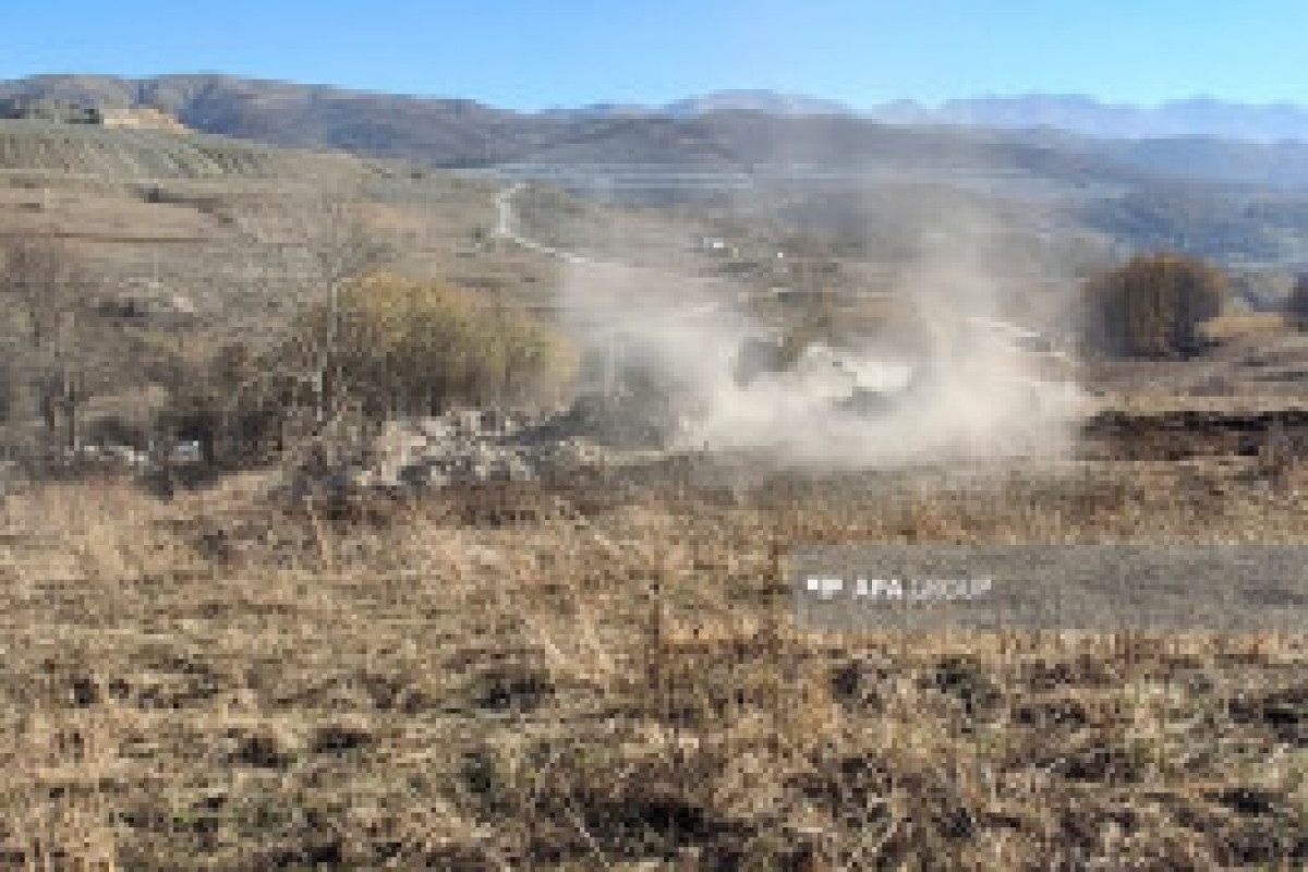 В Лачинском районе начался снос аварийных зданий-ФОТО 