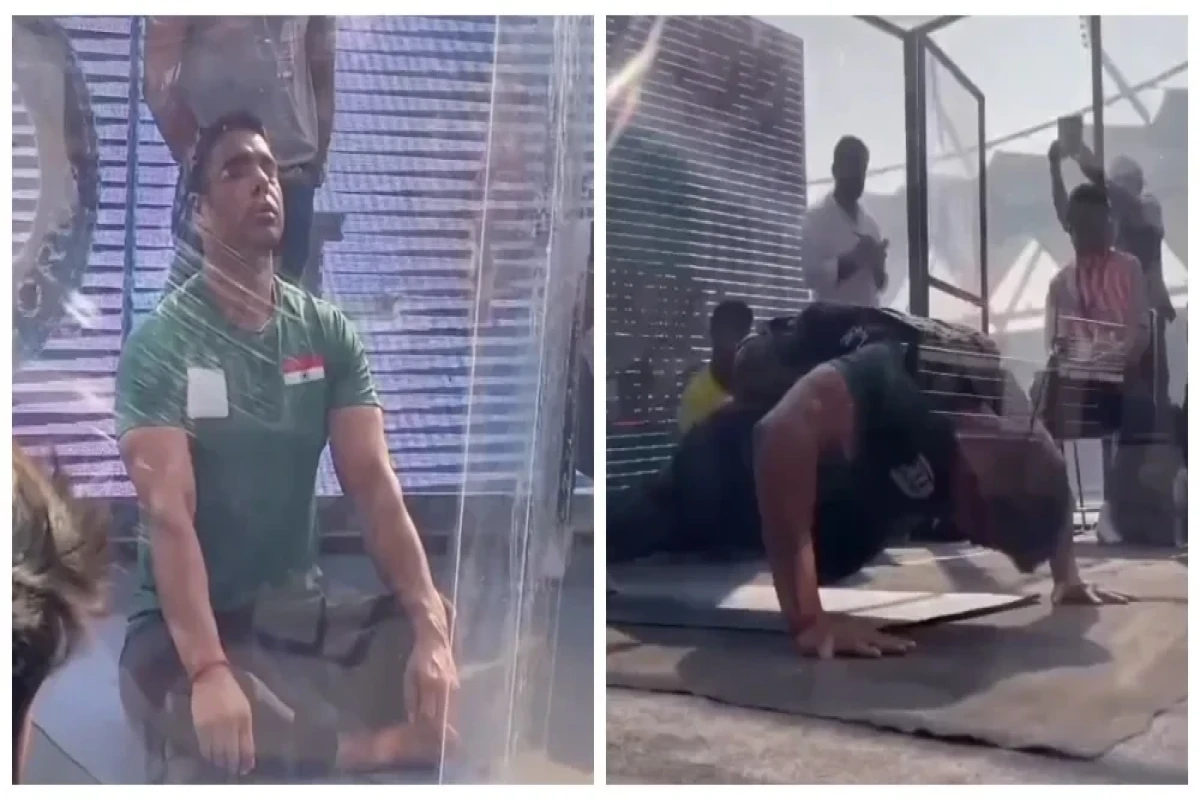 Индиец установил рекорд Гиннесса, сделав 847 отжиманий за час