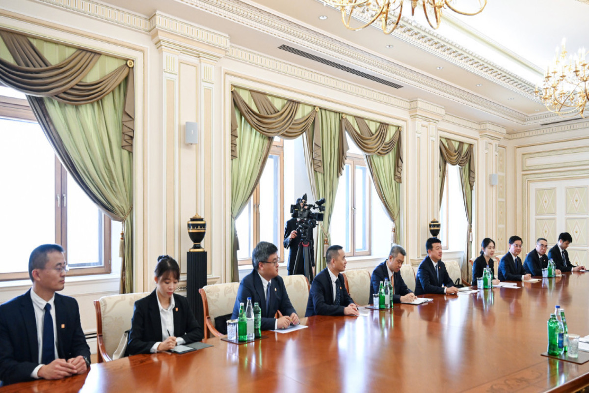 Президент Азербайджана принял делегацию китайской корпорации China Datang-ФОТО 