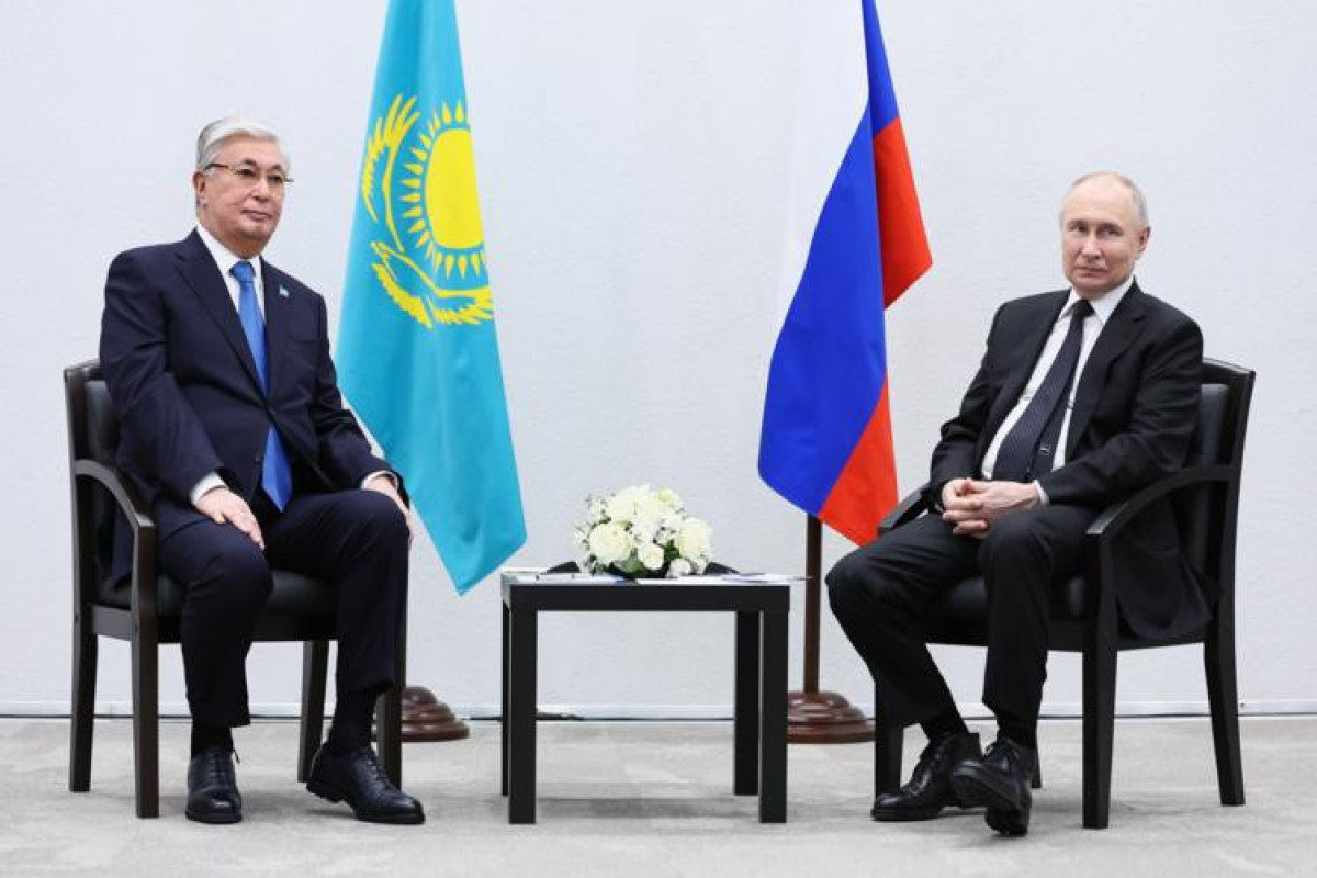 Путин и Токаев начали переговоры в Кремле-ВИДЕО 