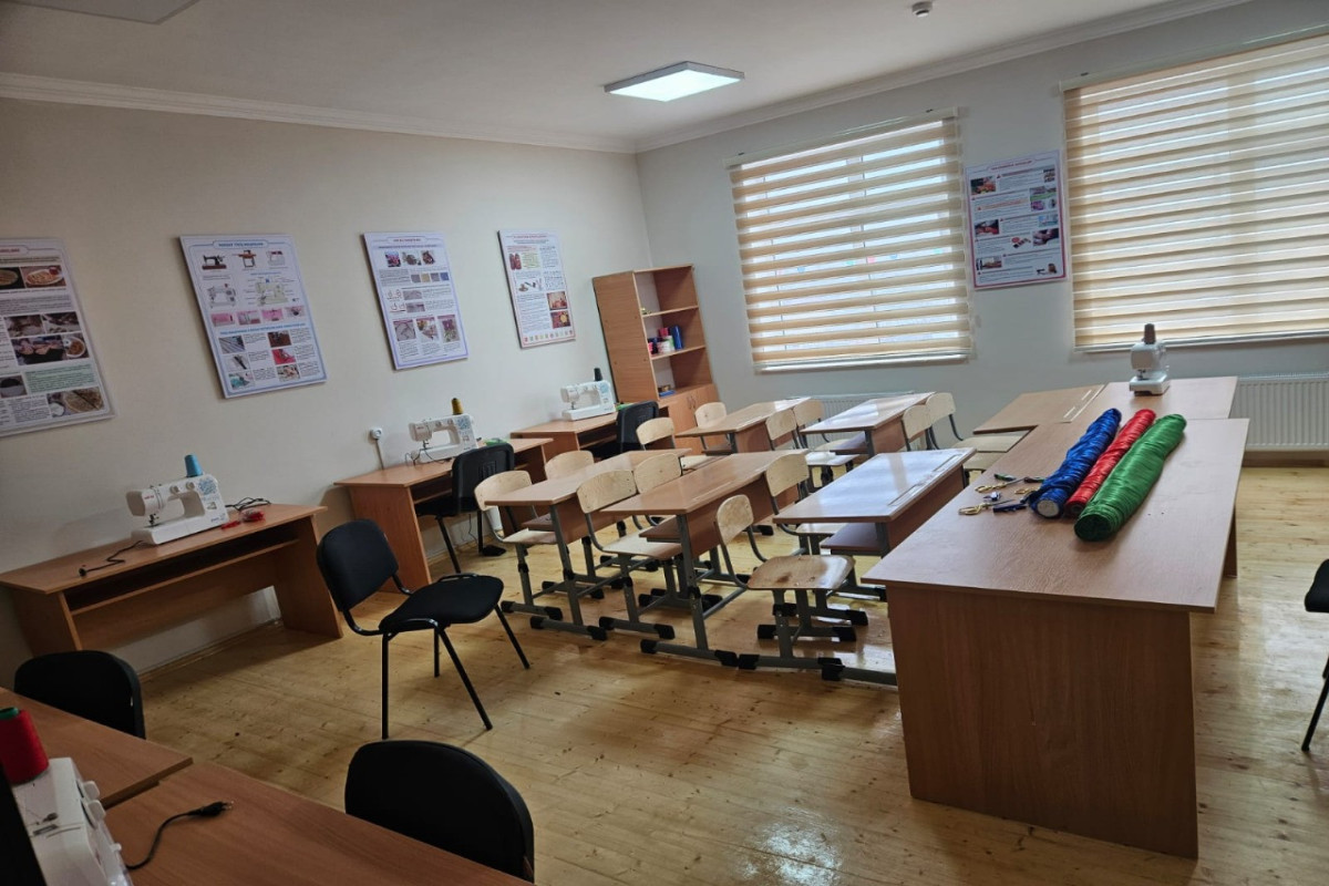 Школу в одном из сел Лерикского района отстроили заново-ФОТО 