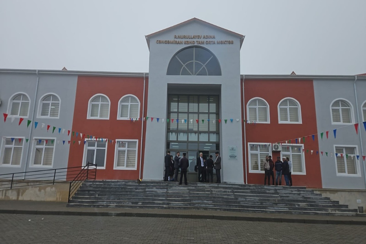 Школу в одном из сел Лерикского района отстроили заново-ФОТО 