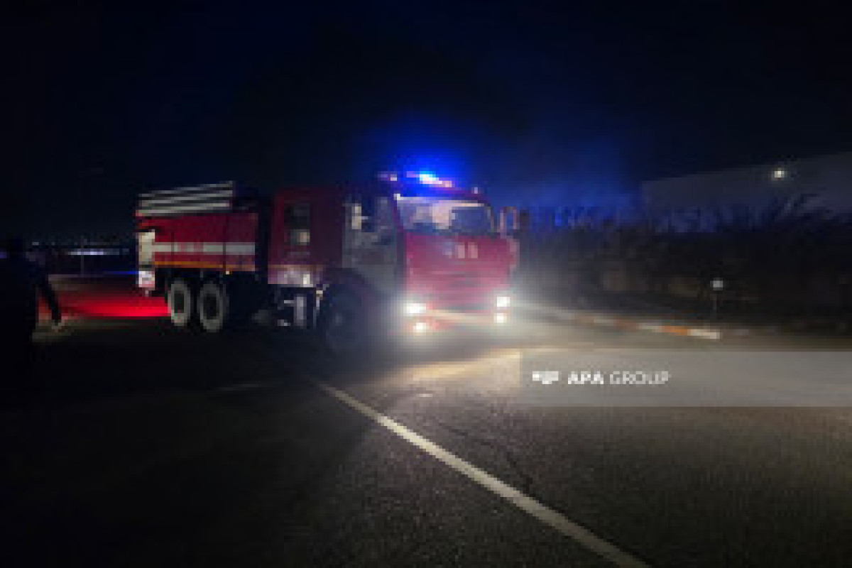 В Нахчыване вспыхнул пожар на автозаправочной станции-ФОТО 