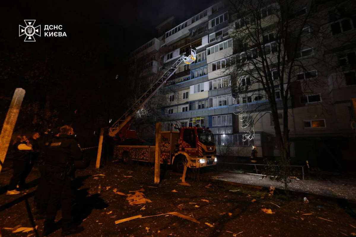 Посольство Азербайджана в Киеве пострадало при российской атаке -ФОТО 