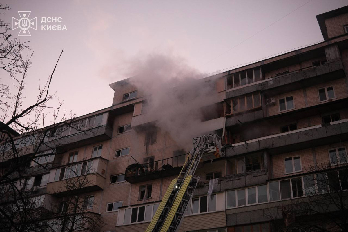 Посольство Азербайджана в Киеве пострадало при российской атаке -ФОТО 