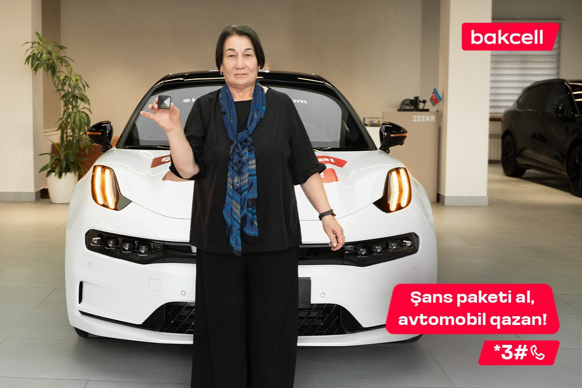 Абонент Bakcell выиграл 6-й роскошный автомобиль!