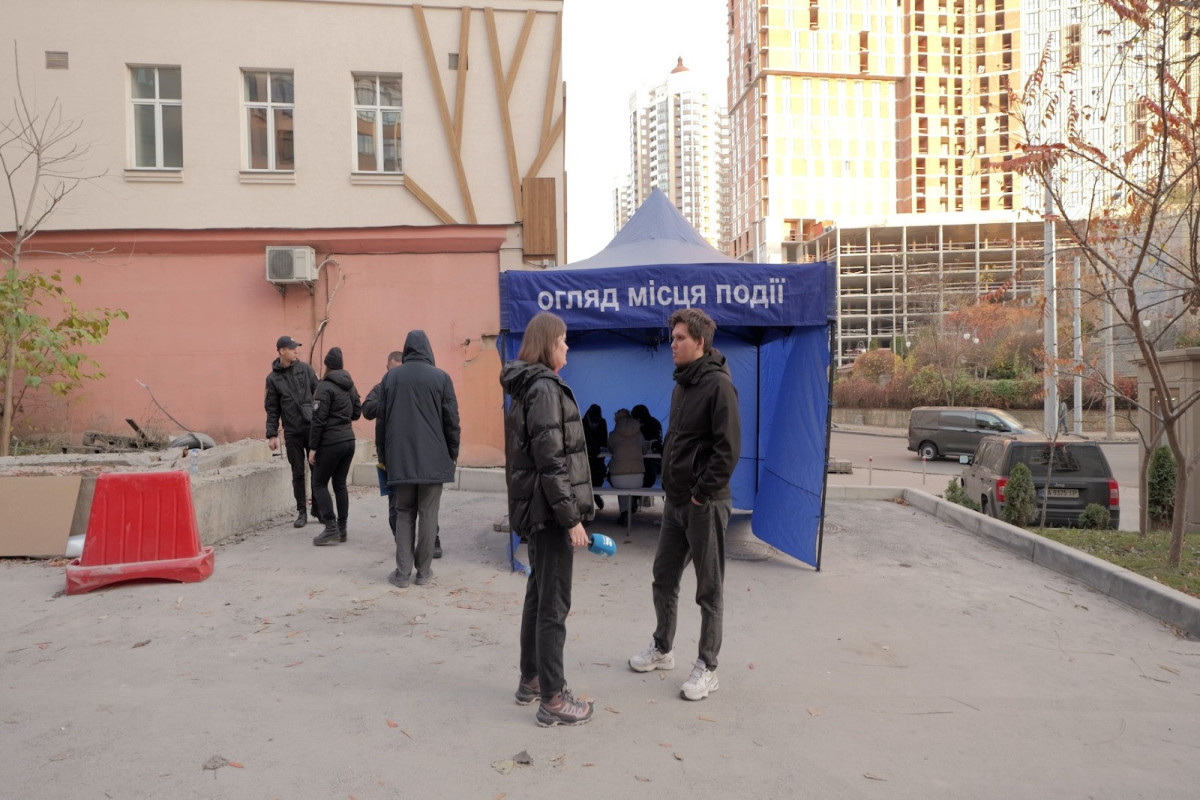 В посольстве Азербайджана в Украине проведены меры безопасности, территория взята под контроль-ФОТО 