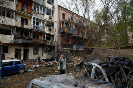 Киев и область под массированной атакой РФ: горят дома, есть пострадавшие