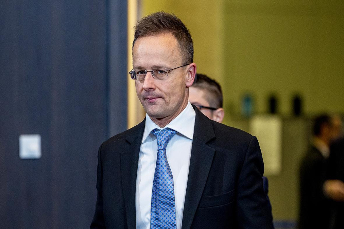 министр иностранных дел и внешнеэкономических связей Венгрии Петер Сийярто