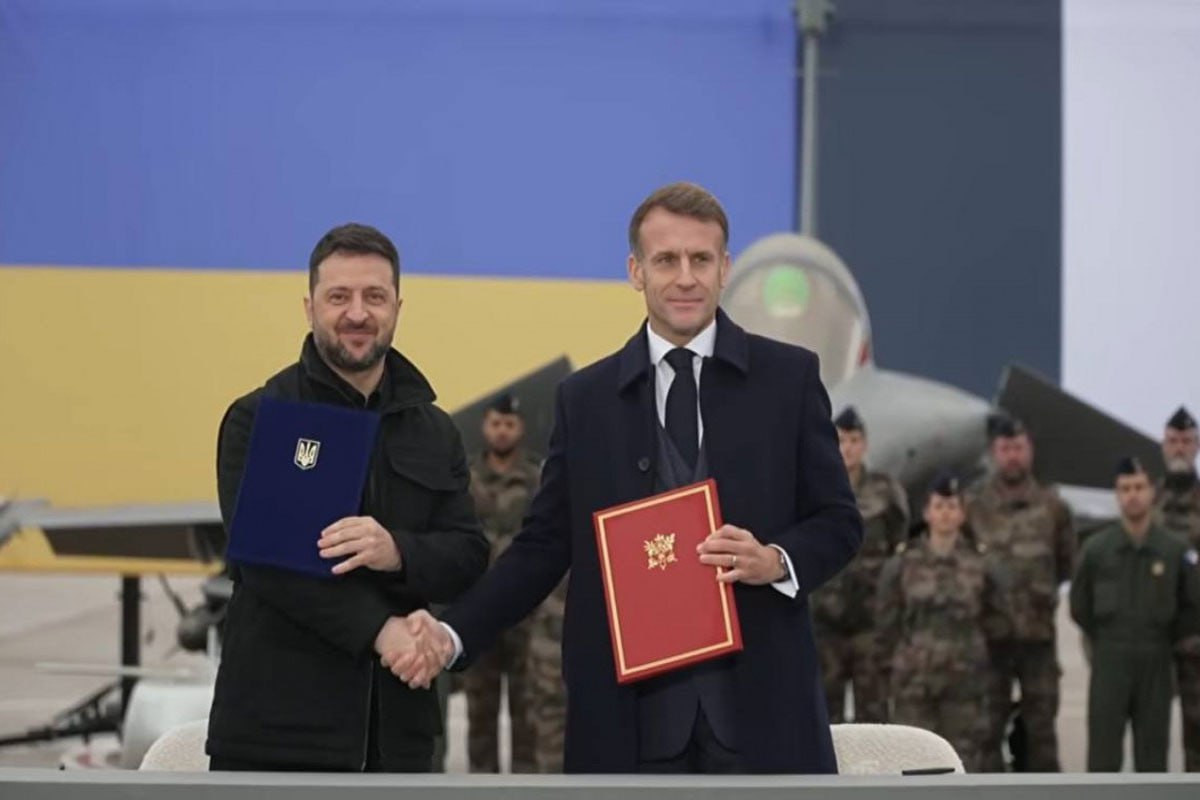 Зеленский и Макрон подписали соглашение о поставках Rafale -ОБНОВЛЕНО 