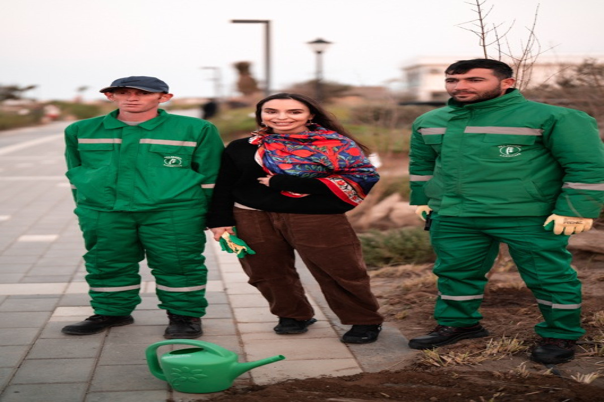 Лейла Алиева приняла участие в экологической акции в Sea Breeze-ФОТО 