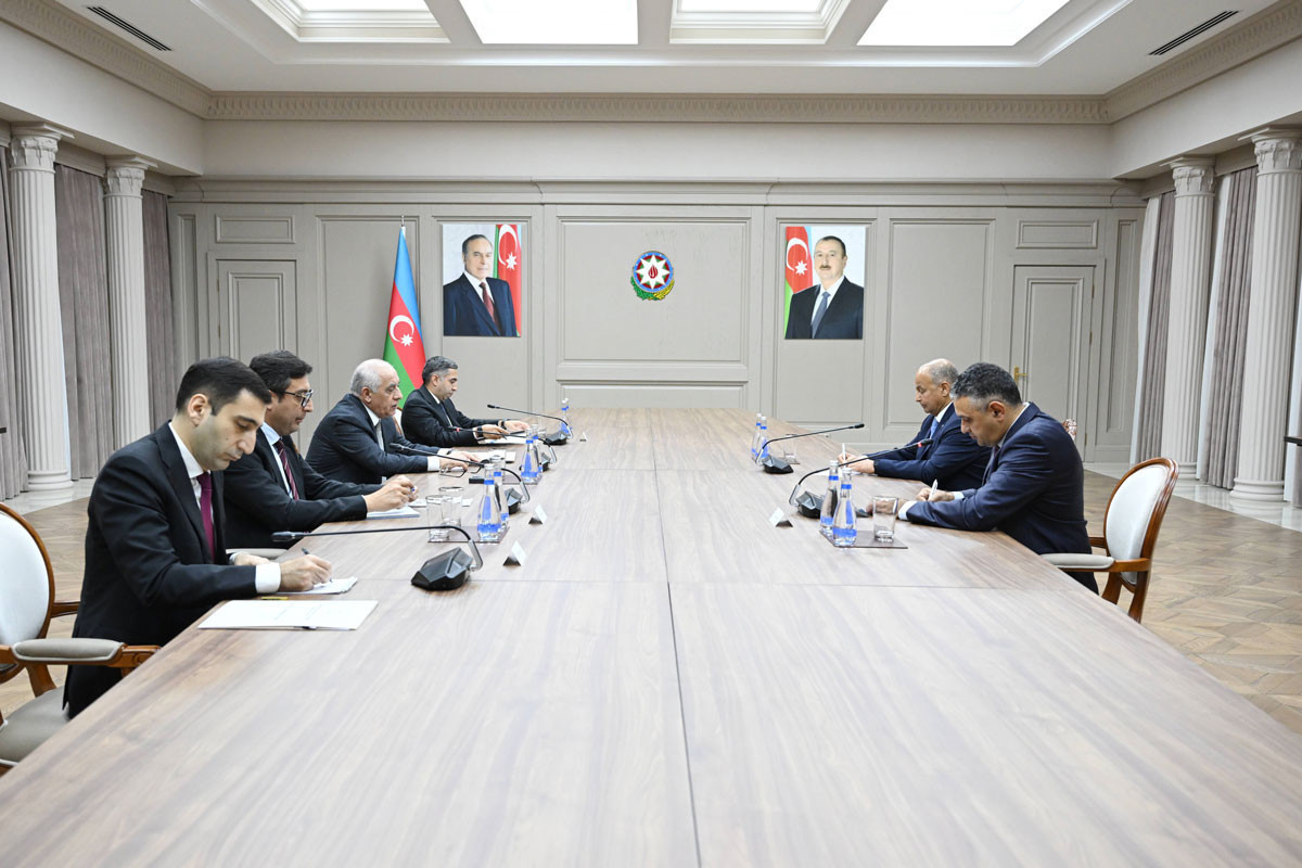 Али Асадов провел встречу с президентом Международной федерации водных видов спорта