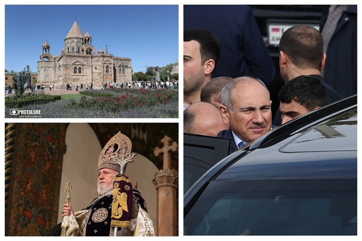 Пашинян заявил о продолжении процесса освобождения Первопрестольного Святого Эчмиадзина