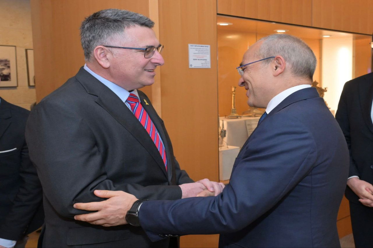 Джаббаров побывал на приеме у главы МИД Израиля -ФОТО 