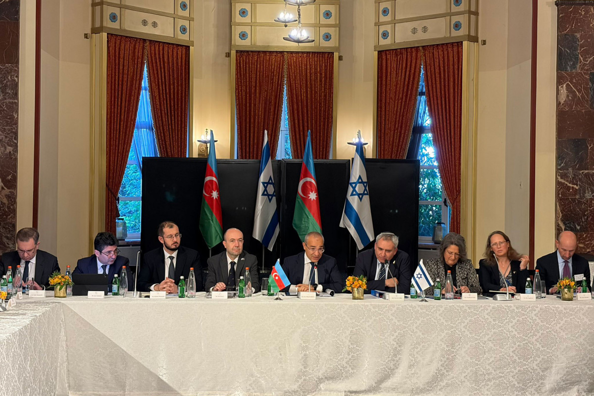 Микаил Джаббаров на совместной азербайджано-израильской межправкомиссии