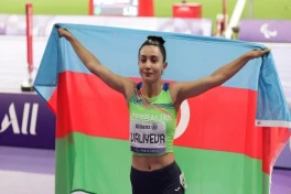 Азербайджанская параатлетка в финале Исламиады